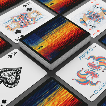 "Two are One", Fine Art Playing Cards (Moonless Black)