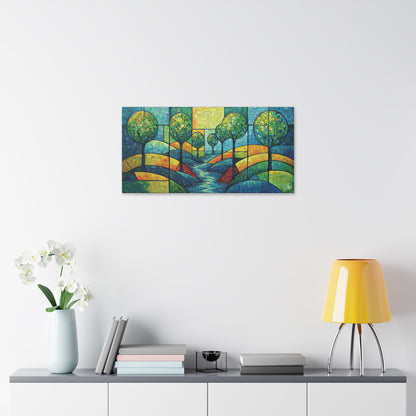 "River Add" #02, Stretched Classic Canvas Fine Art Print