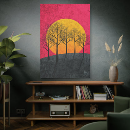 "Colors of Days End", Fine Art Matte Canvas, Stretched, 1.25"