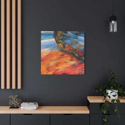 "Landfall Ember – Memories of Ancestral Strakes", Fine Art Matte Canvas, Stretched, 1.25"
