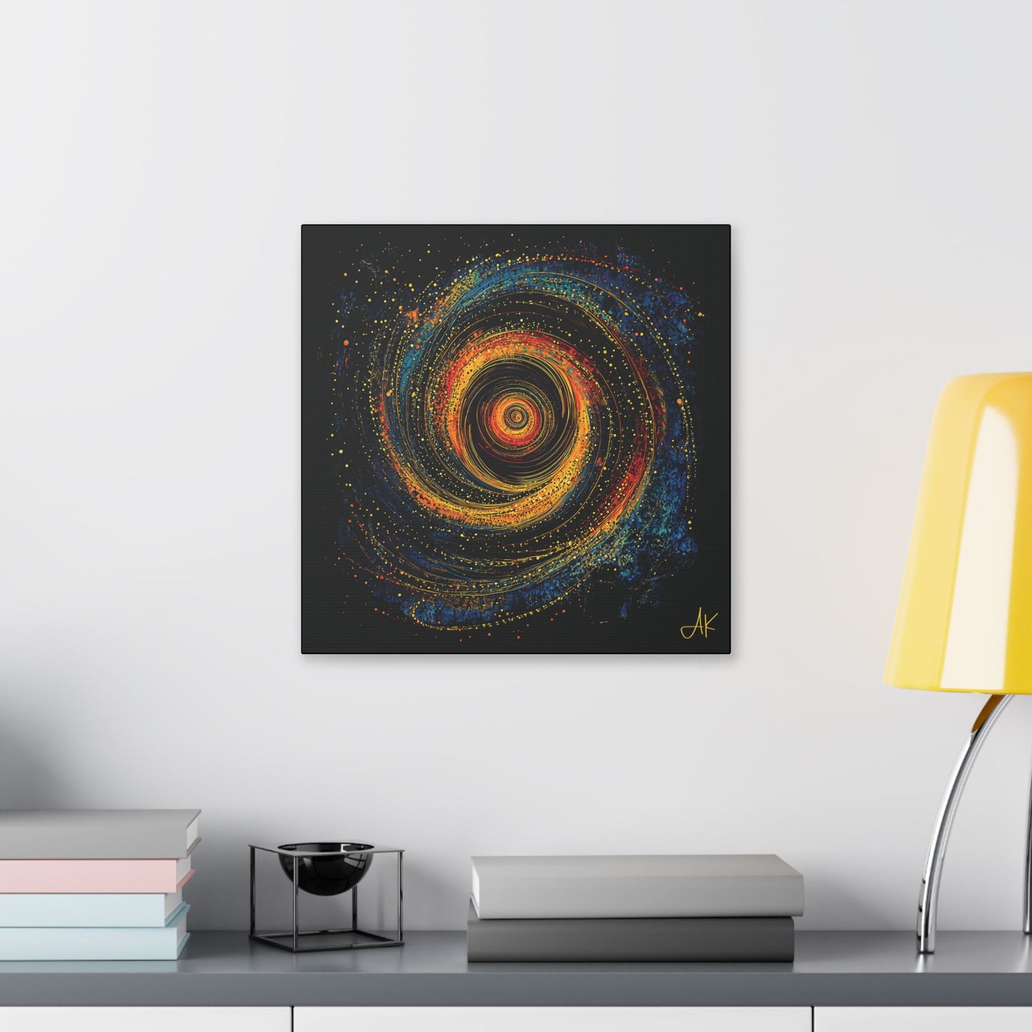 "Galactic Spiral", Stretched Classic Canvas Fine Art Print