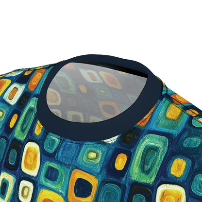 "Soul Mosaic", Unisex Tee (Birlinn Blue Collar)
