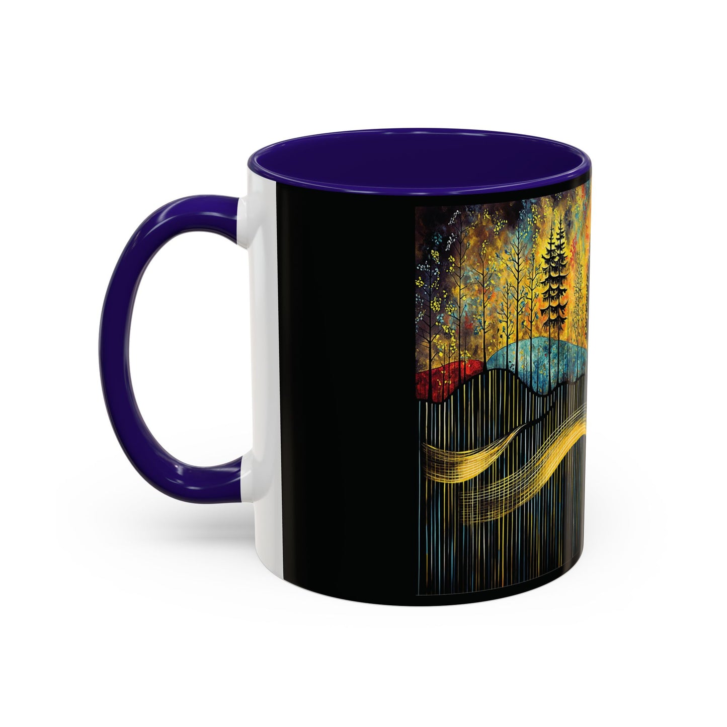 "Sacred Resonance", Colorful Mugs (11oz, 15oz)