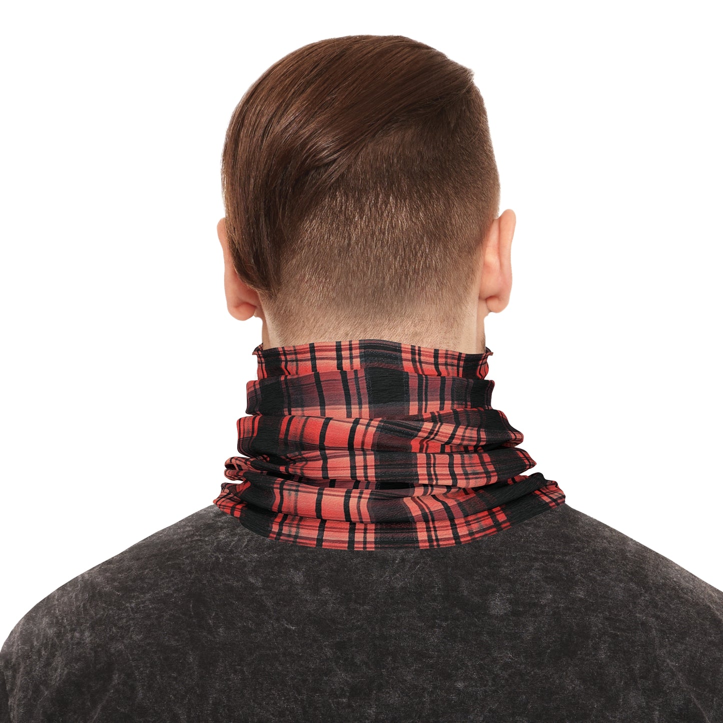 "Kin of Flame", Tartan Tube Scarf