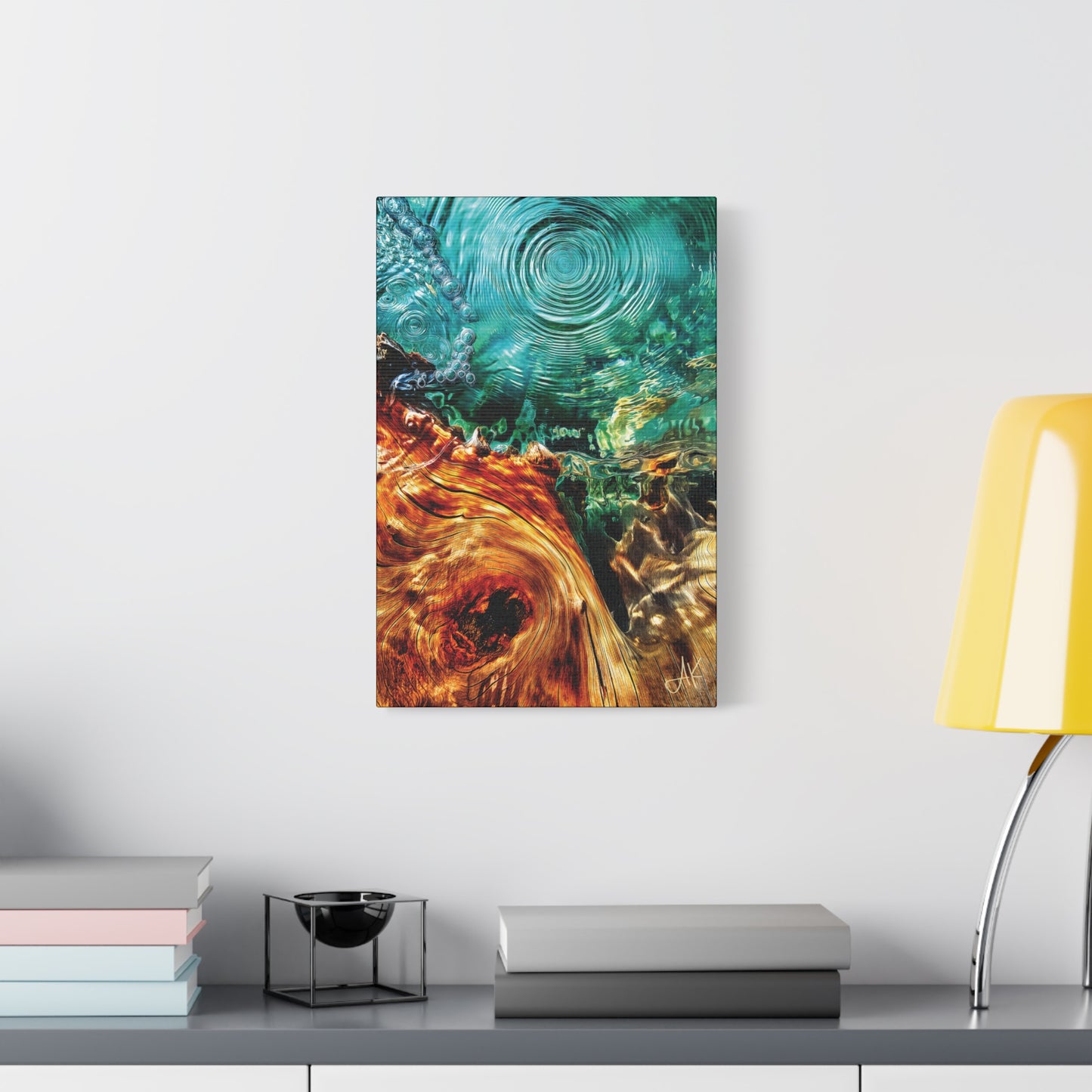 "Ringwell – Memory of the Tidal Wood", Fine Art Matte Canvas, Stretched, 1.25"