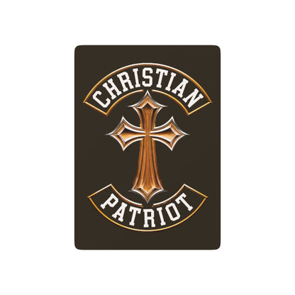 "Christian Patriot" #03, Christian Playing Cards (Ancient Brown)