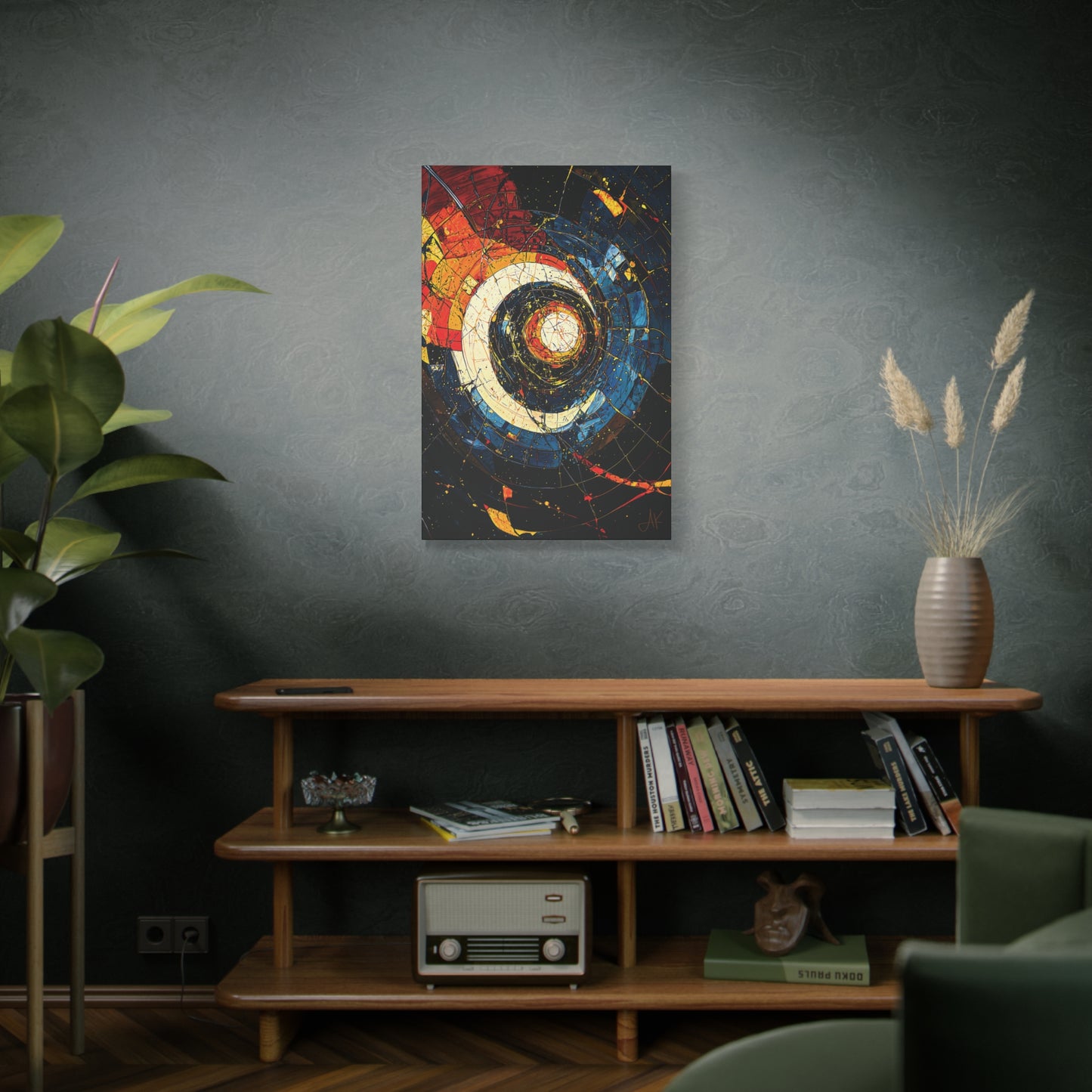 "Shatterdawn Vortex", Fine Art Matte Canvas, Stretched, 1.25"