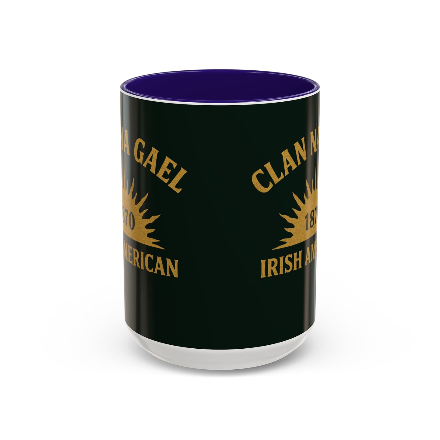 "Clan na Gael - Irish American", Colorful Mugs (11oz, 15oz) (Túath Green)