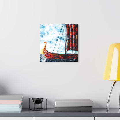 "Patched Over", Fine Art Acrylic Wall Print (French Cleat Hanging)