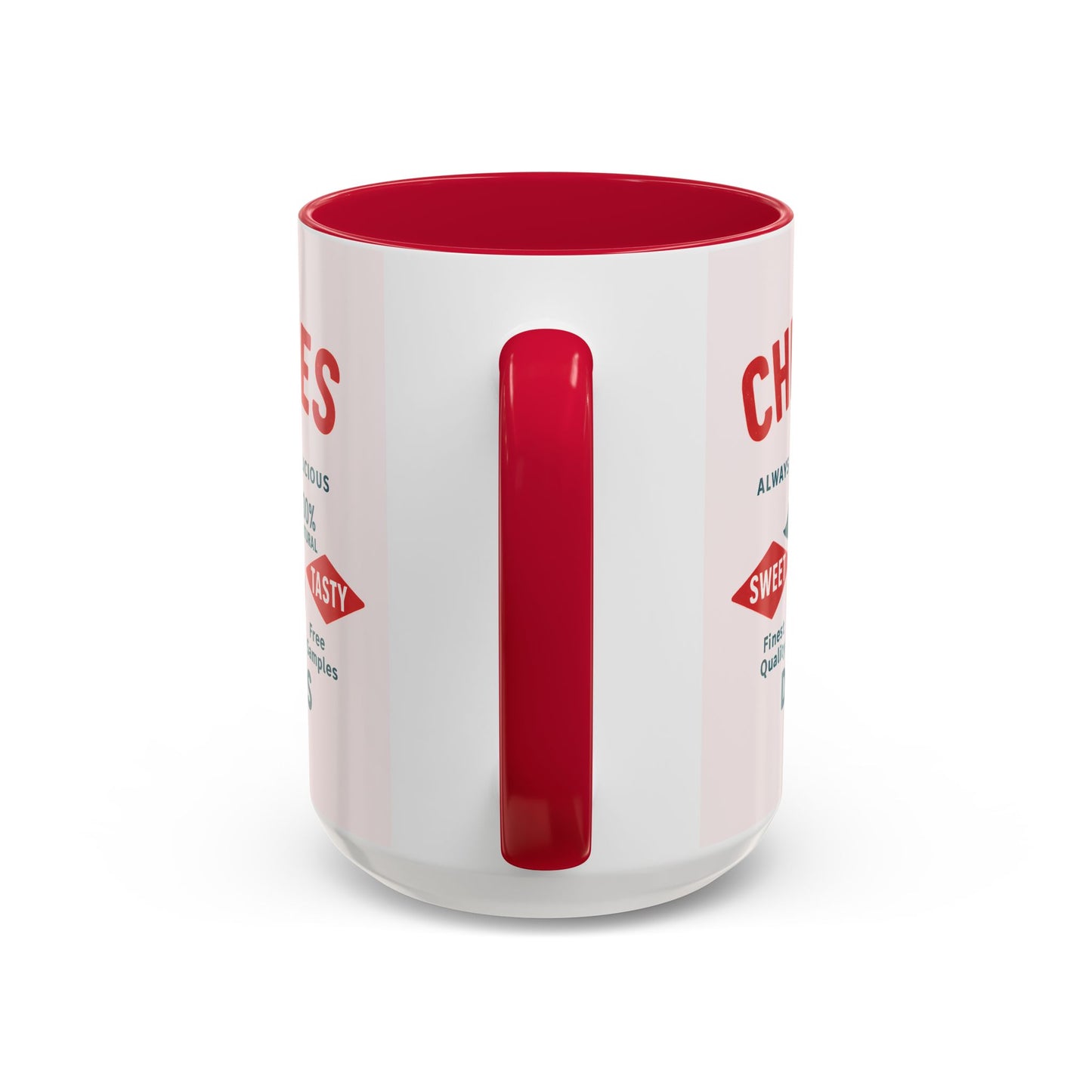 "Delicious Cherries", Colorful Mugs (11oz, 15oz) (Sea Salt Sherbet)