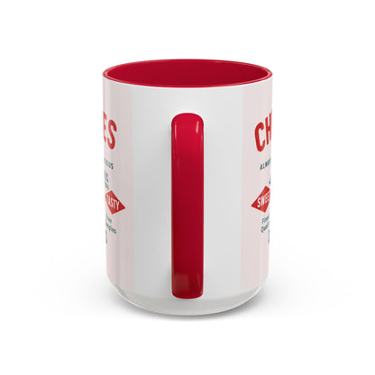 "Delicious Cherries", Colorful Mugs (11oz, 15oz) (Sea Salt Sherbet)