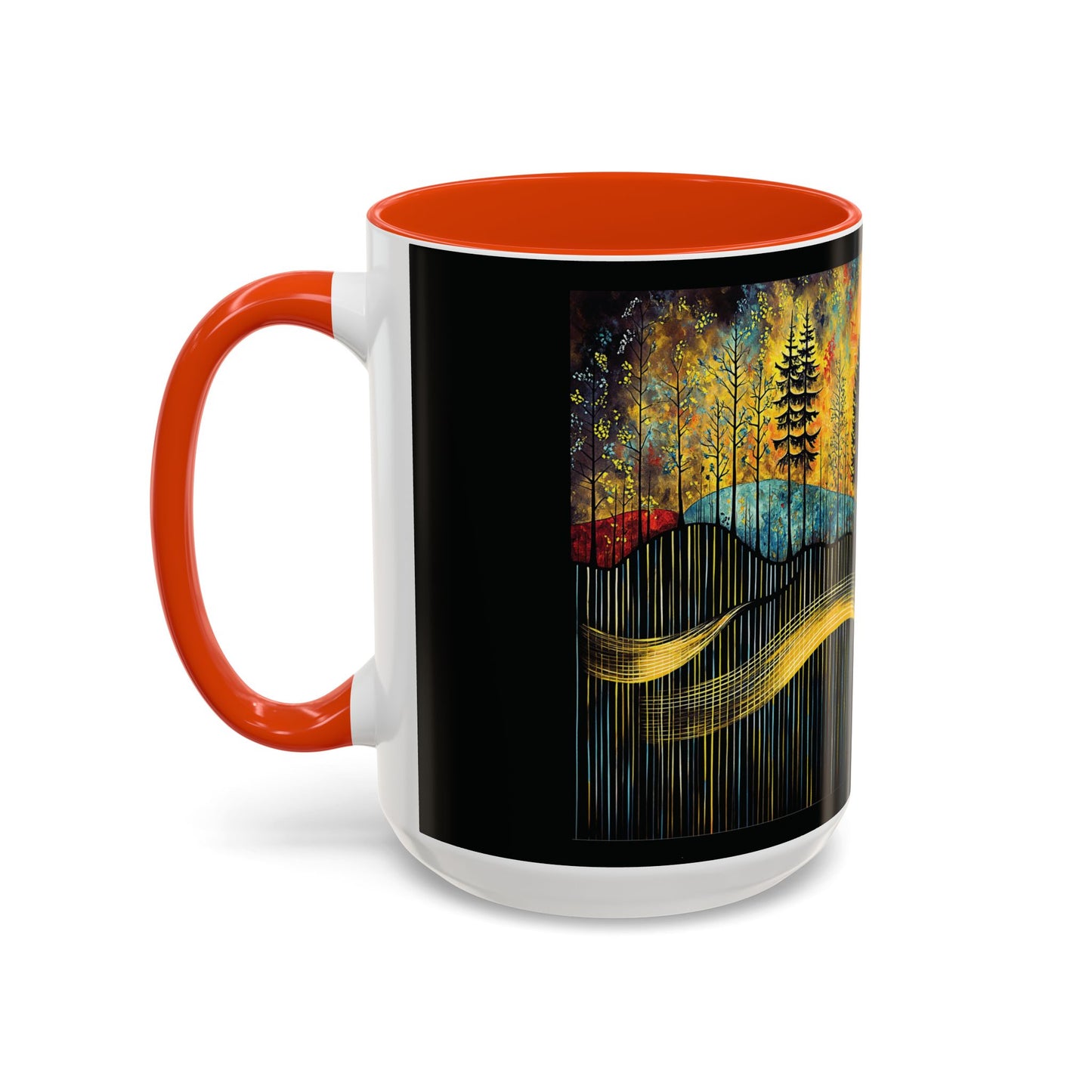 "Sacred Resonance", Colorful Mugs (11oz, 15oz)