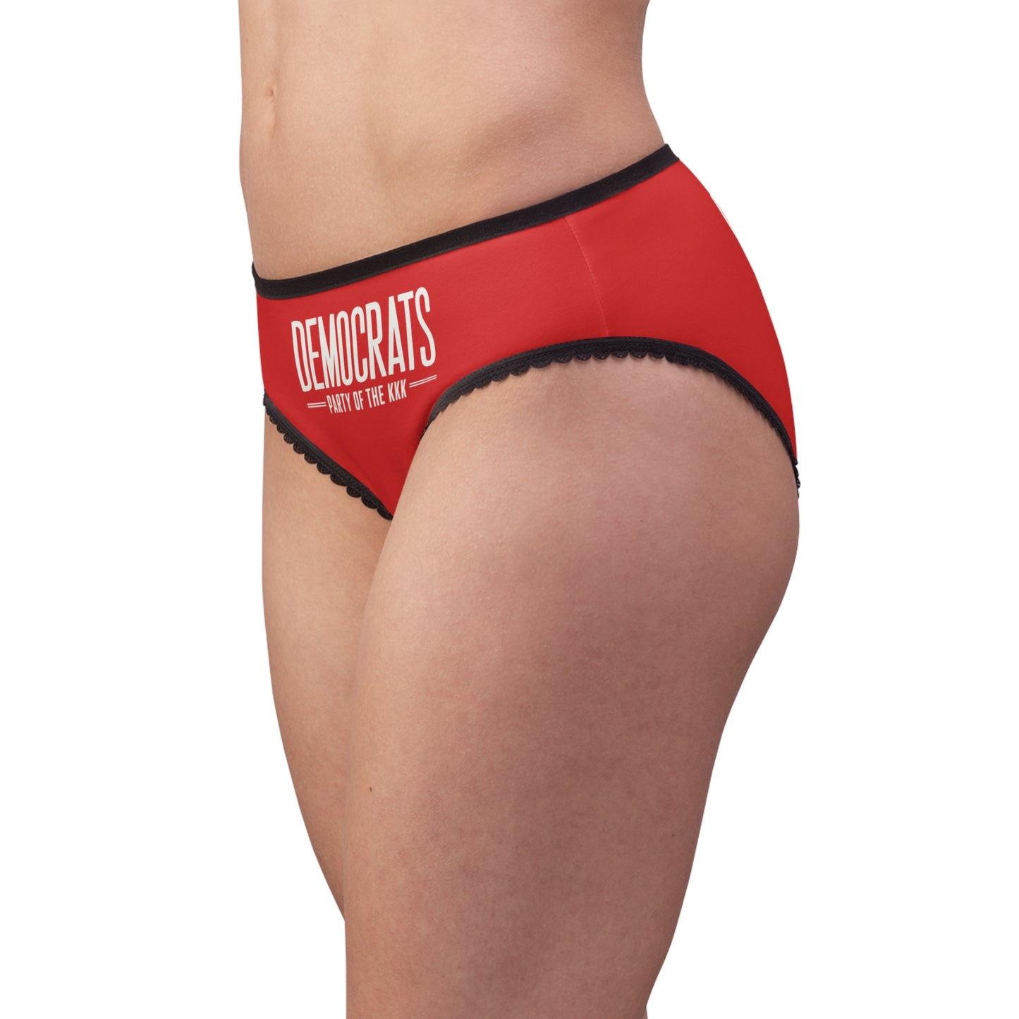 "Democrats - Party of the KKK", Women's Briefs (Republican Red)