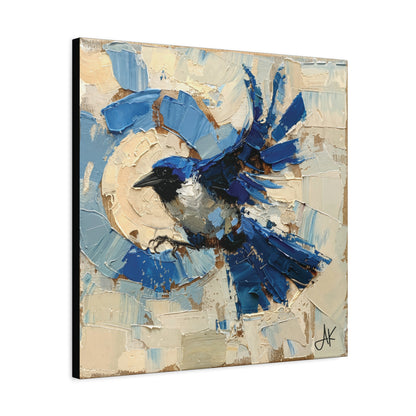 "Liberty Blue Bird", Fine Art Matte Canvas, Stretched, 1.25"