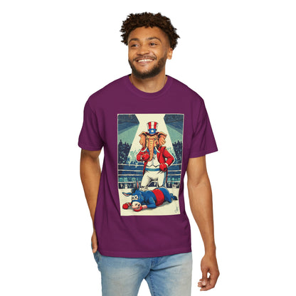 "Brutal Woke Knockout 2024", Unisex T-shirt (Dark Colors)