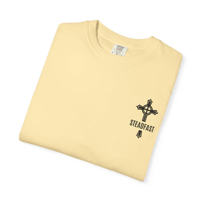 "Steadfast Cross in Black", Unisex T-shirt