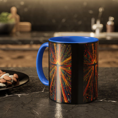 "Born Again in His Radiance - Isaiah 60:1", Colorful Mugs (11oz & 15oz)