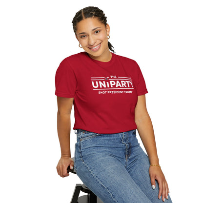 "The Uniparty Shot President Trump" #03, Unisex T-shirt