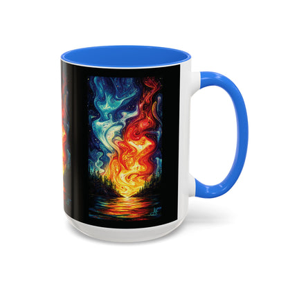 "Naomh Solus (Gaelic) - Sacred Light (English)", Colorful Mugs (11oz, 15oz)
