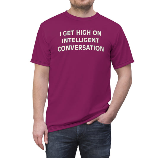 "Intelligent Conversation", Unisex T-shirt (Celestial Dragon)