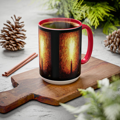 "Born of His Light", Colorful Mugs (11oz, 15oz)