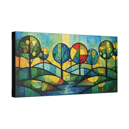 "Today I Bloom", Stretched Classic Canvas Fine Art Print