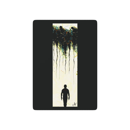 "Just Walk On", Fine Art Playing Cards (Void Black)