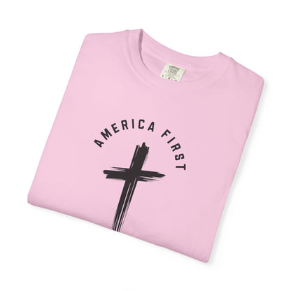 "America First Christian" #05, Unisex T-shirt (Light Colors)