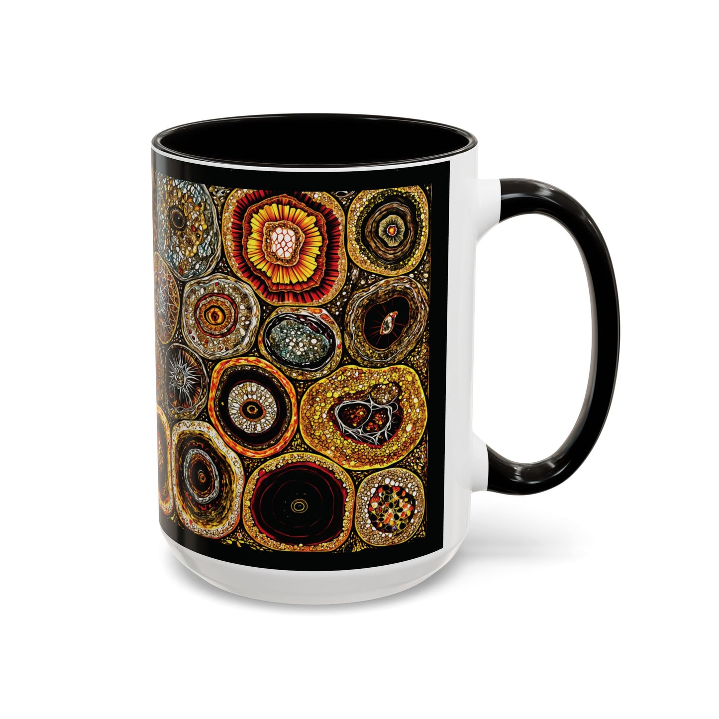 "Every Detail, His Design", Colorful Mugs (11oz, 15oz)