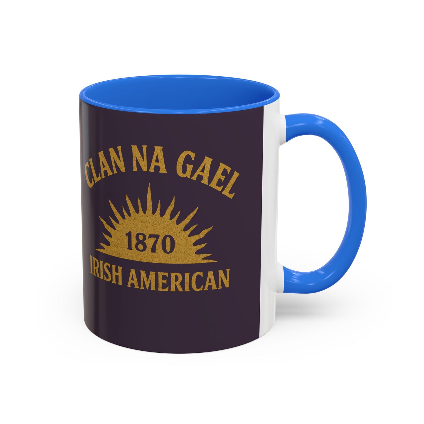 "Clan na Gael - Irish American", Colorful Mugs (11oz, 15oz) (Purple Verbena)