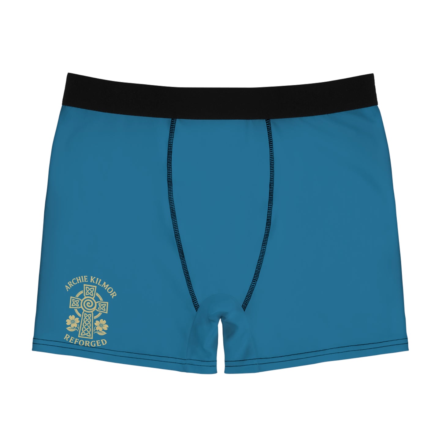 "Archie Kilmor Cross - Reforged" #01, Men's Boxer Briefs (Cerulean Blue)