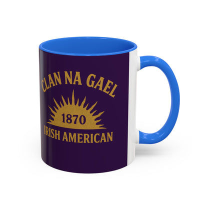 "Clan na Gael - Irish American", Colorful Mugs (11oz, 15oz) (3B0A4F)