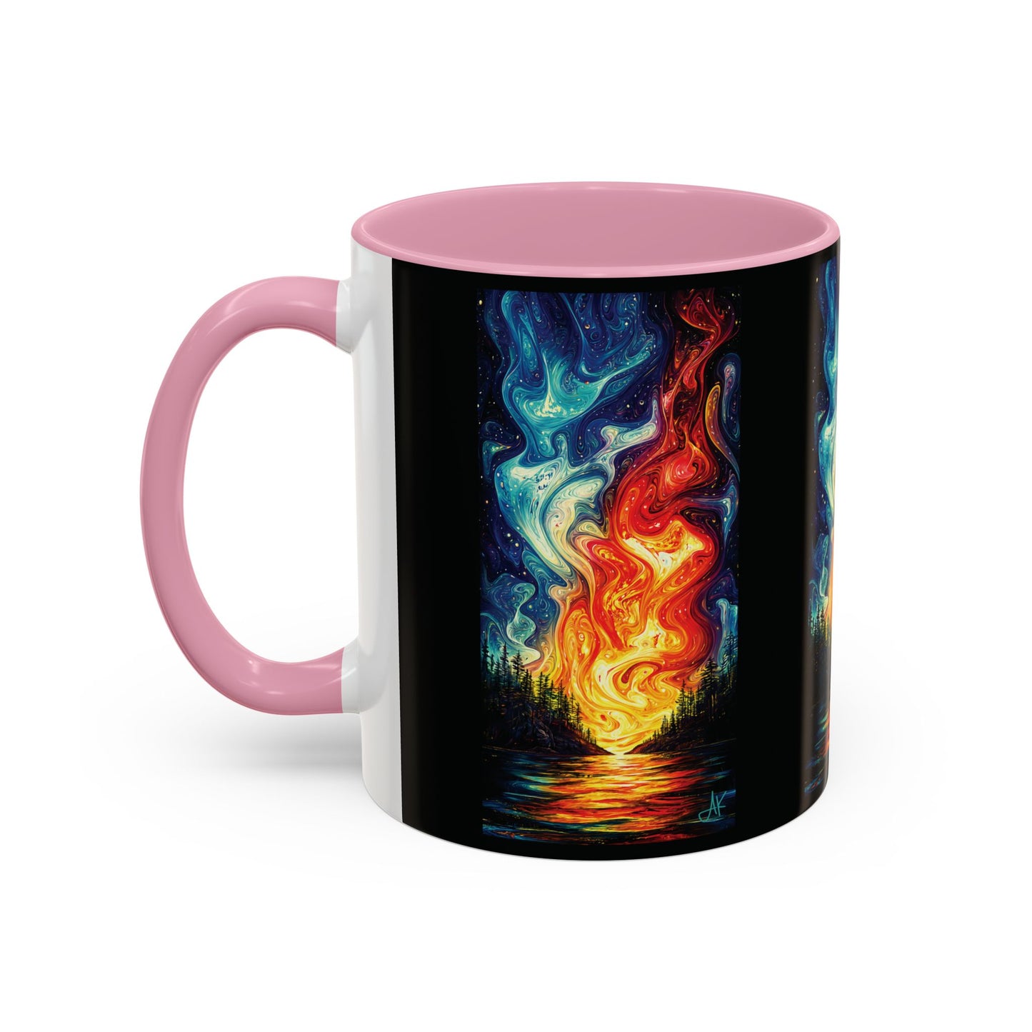 "Naomh Solus (Gaelic) - Sacred Light (English)", Colorful Mugs (11oz, 15oz)