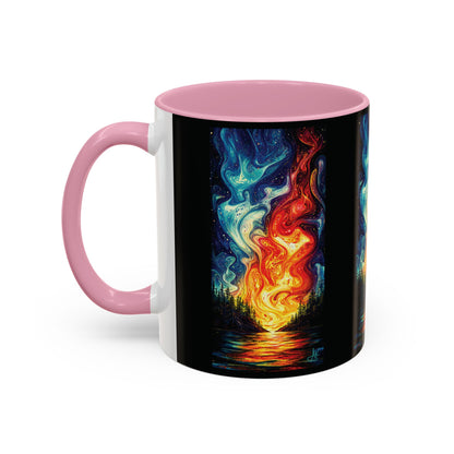 "Naomh Solus (Gaelic) - Sacred Light (English)", Colorful Mugs (11oz, 15oz)