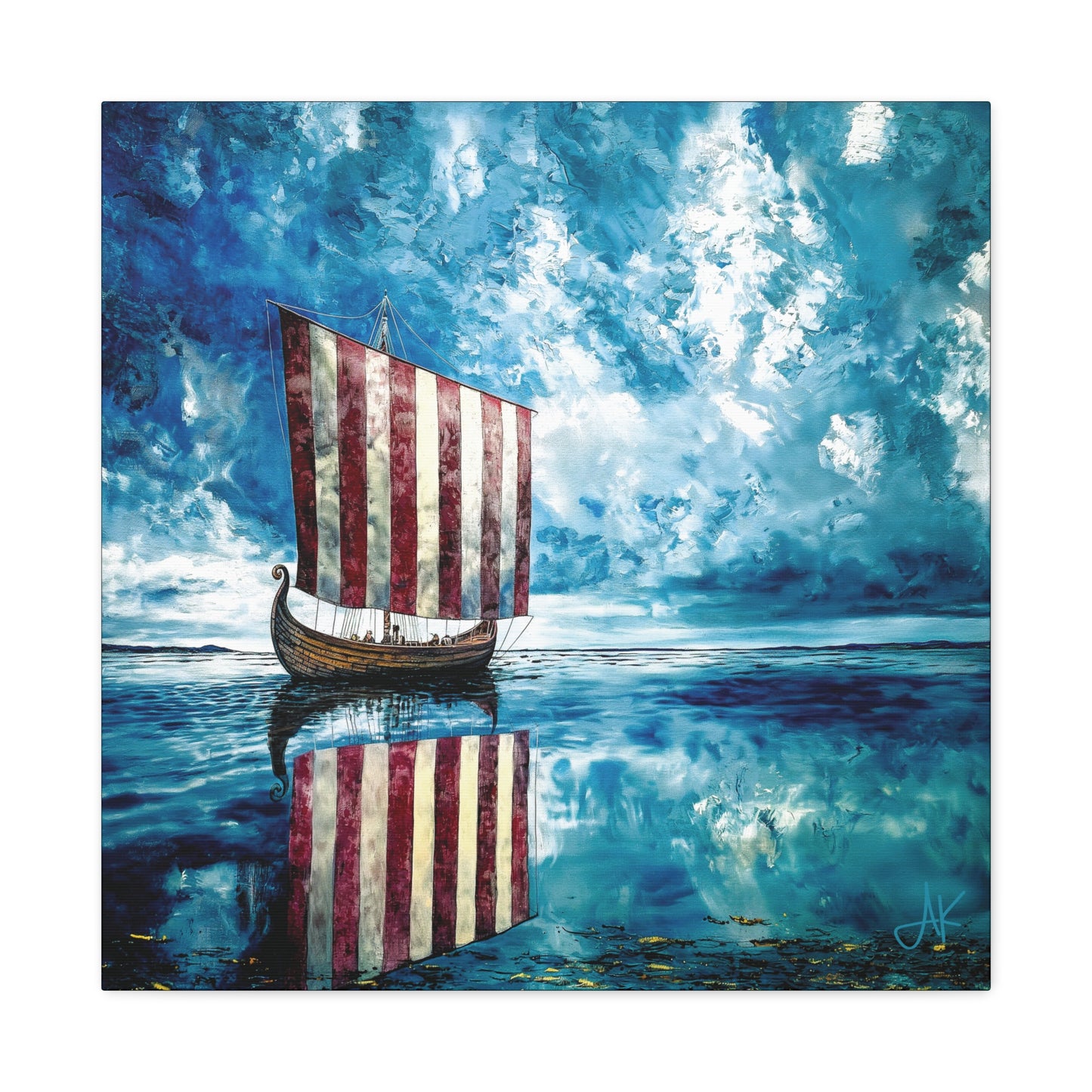 "First Keel at Cille Pheadair", Fine Art Matte Canvas, Stretched, 1.25"