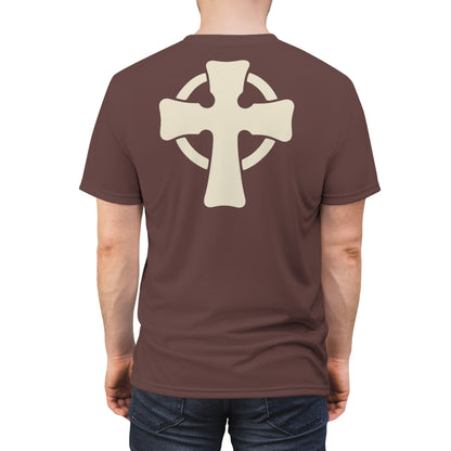 "Retro Jesus", Unisex T-shirt (Rose Ebony)