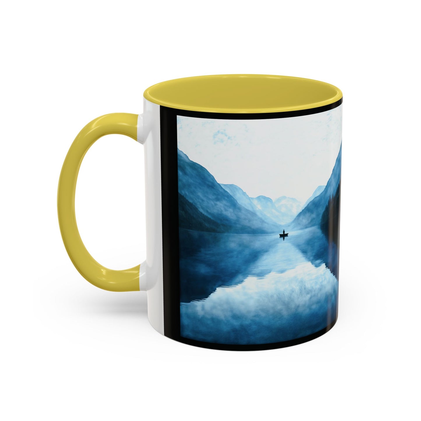 "Connected in Silence - Psalm 46:10", Colorful Mugs (11oz, 15oz)