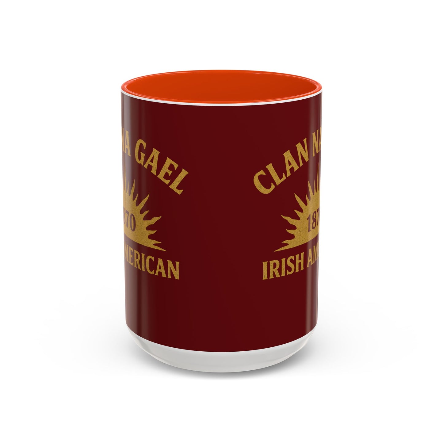"Clan na Gael - Irish American", Colorful Mugs (11oz, 15oz) (Palladius Red)