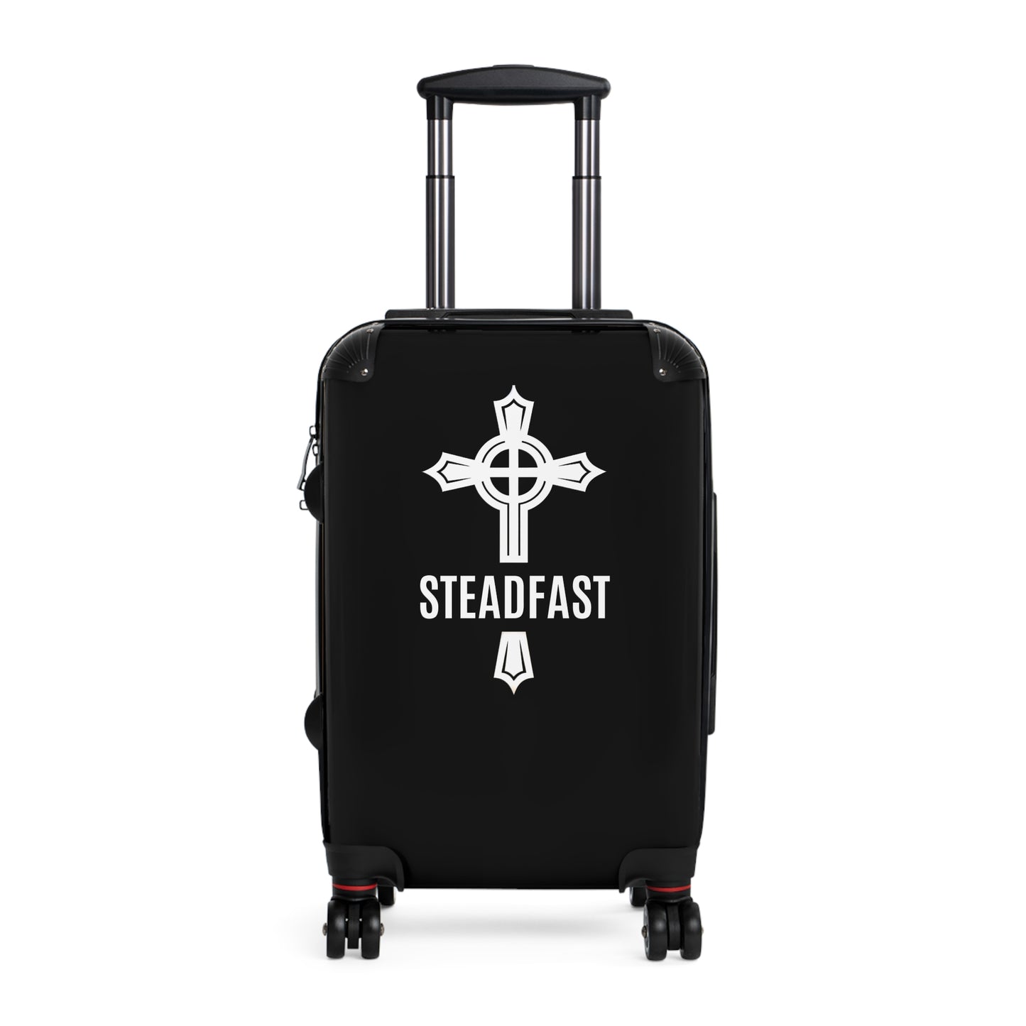 "Steadfast Cross", Suitcases (Black)