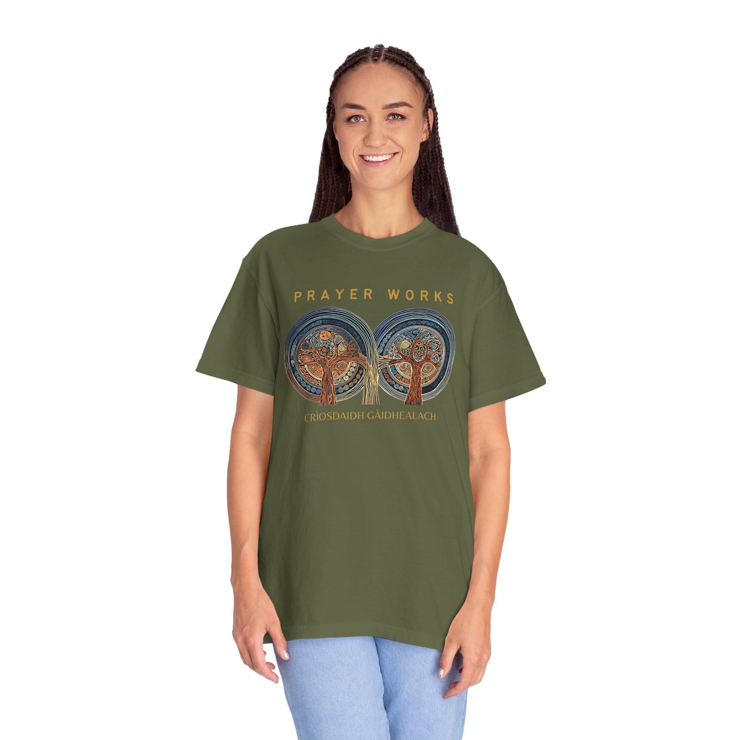 "Prayer Works - Criosdaidh Gàidhealach", Unisex T-shirt