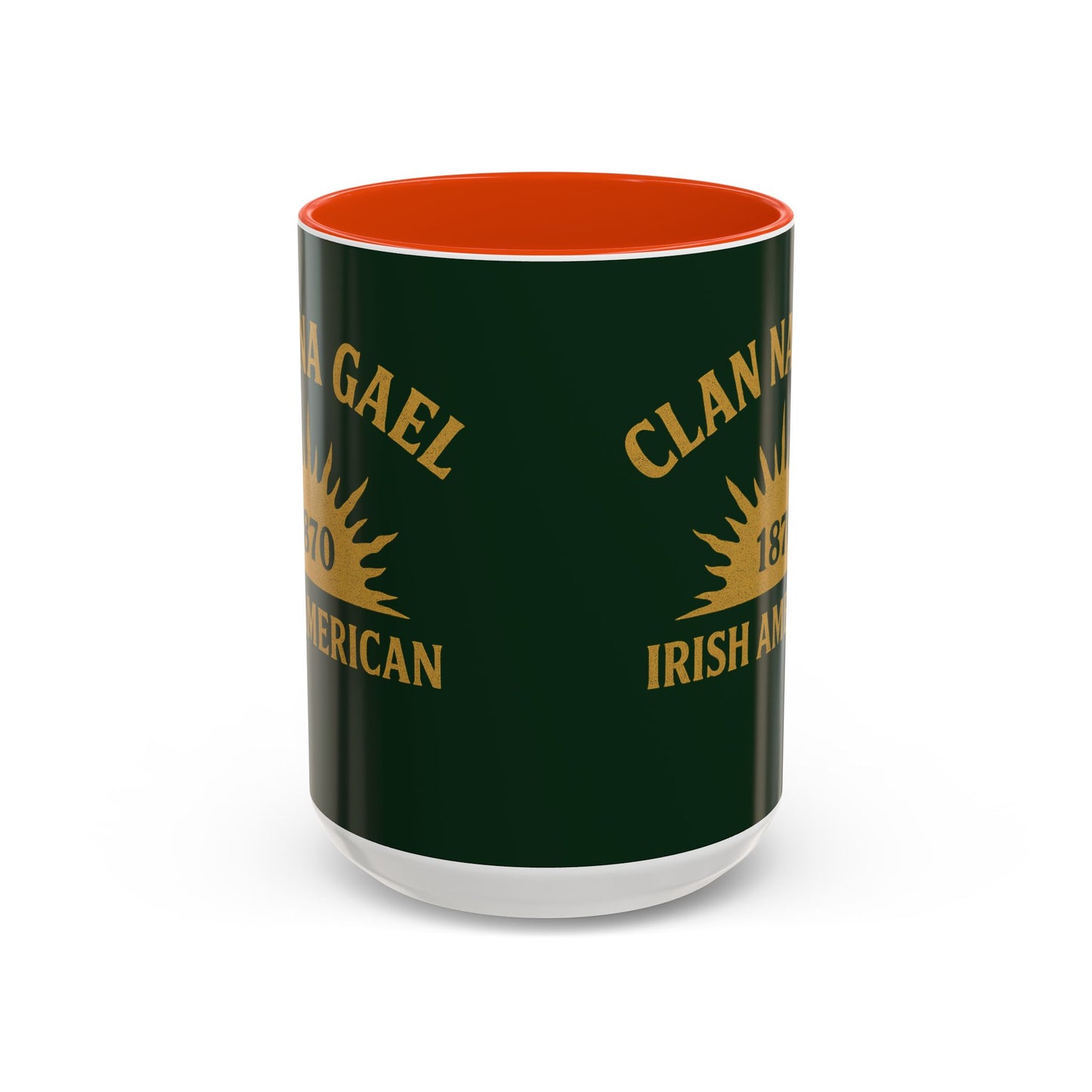 "Clan na Gael - Irish American", Colorful Mugs (11oz, 15oz) (Fenian Green)