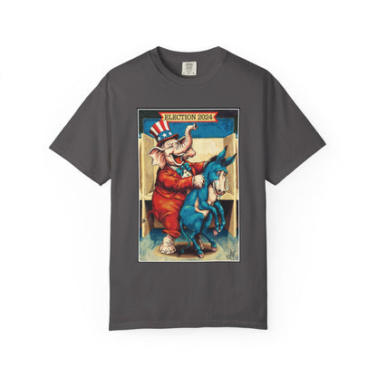 "MAGA Spanked the Donkeys 2024", Unisex T-shirt (Dark Colors)