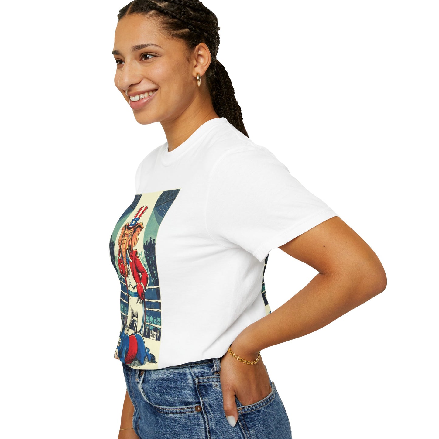 "Brutal Woke Knockout 2024", Unisex T-shirt (Light Colors)