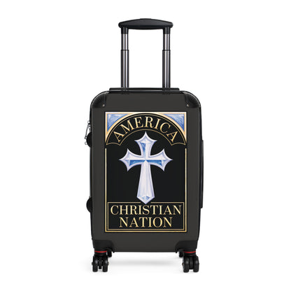"America Christian Nation" #22 Suitcases (Jet Black)