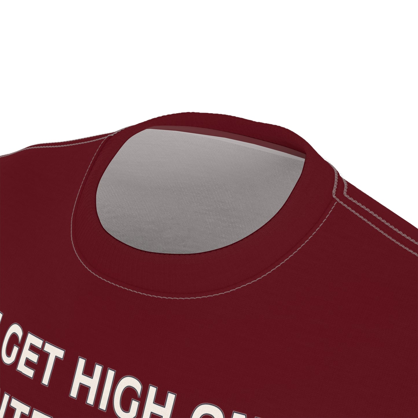 "Intelligent Conversation", Unisex T-shirt (Summer Cherry Red)