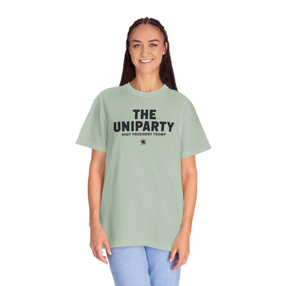 "The Uniparty Shot President Trump" #02, Unisex T-shirt