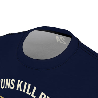 ''Forks Make You Fat", Unisex T-shirt (Squid Ink Blue)