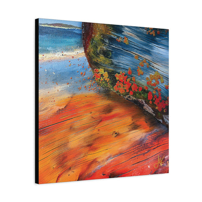 "Landfall Ember – Memories of Ancestral Strakes", Fine Art Matte Canvas, Stretched, 1.25"