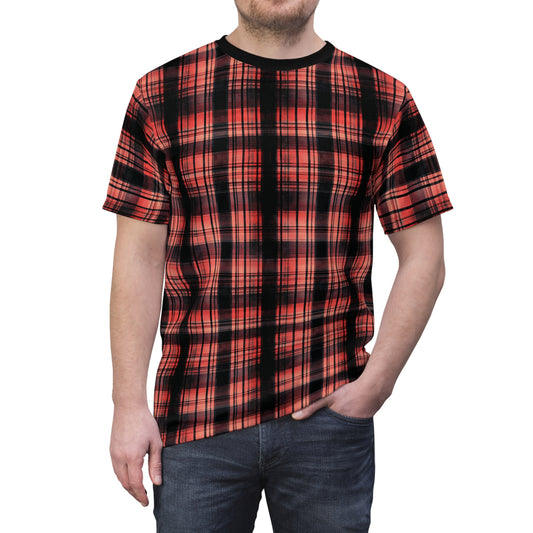 "Kin of Flame", Unisex Tee (Flame Black Collar)