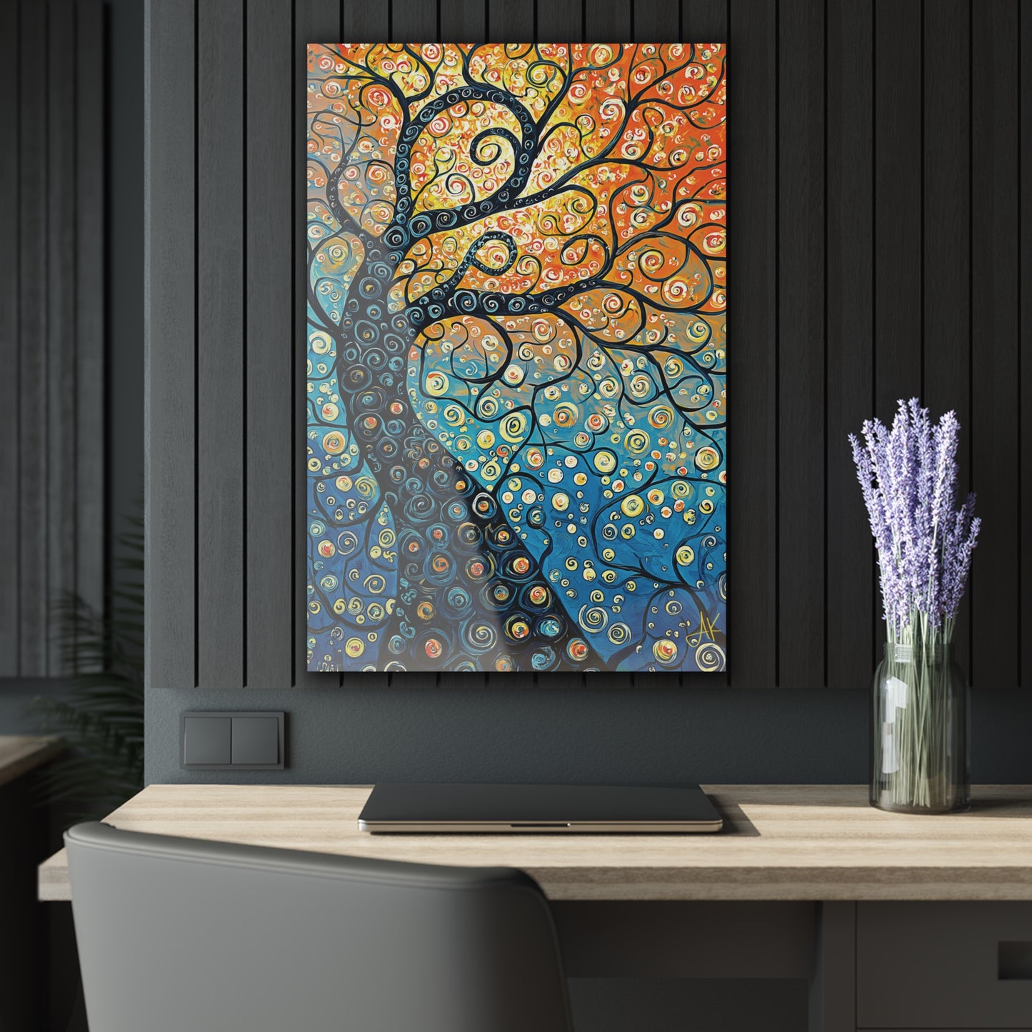 "Crann Beatha Naomh (Gaelic) - The Sacred Tree of Life (English)", Fine Art Acrylic Wall Prints (French Cleat Hanging)